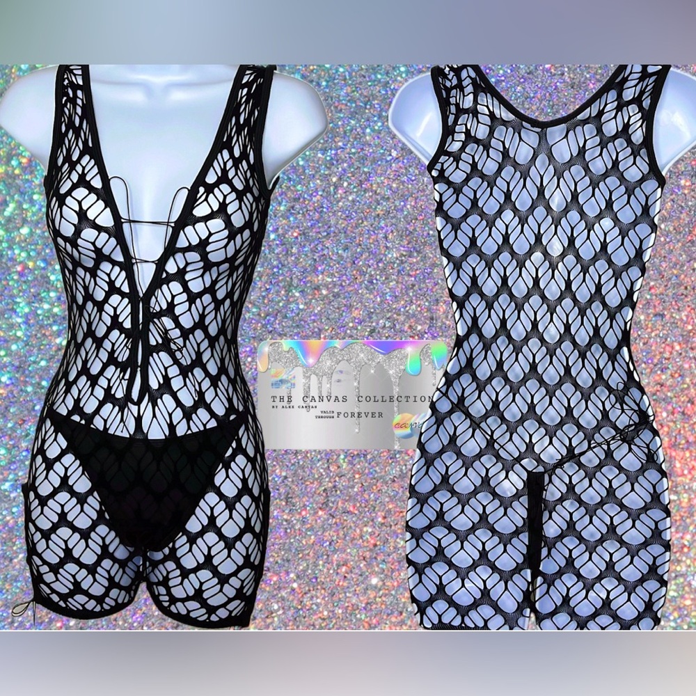 Exotic Dance wear: All Black Bodysuit